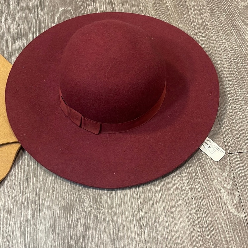 Wine Dark Red Hat from Charming Charlie’s— never worn